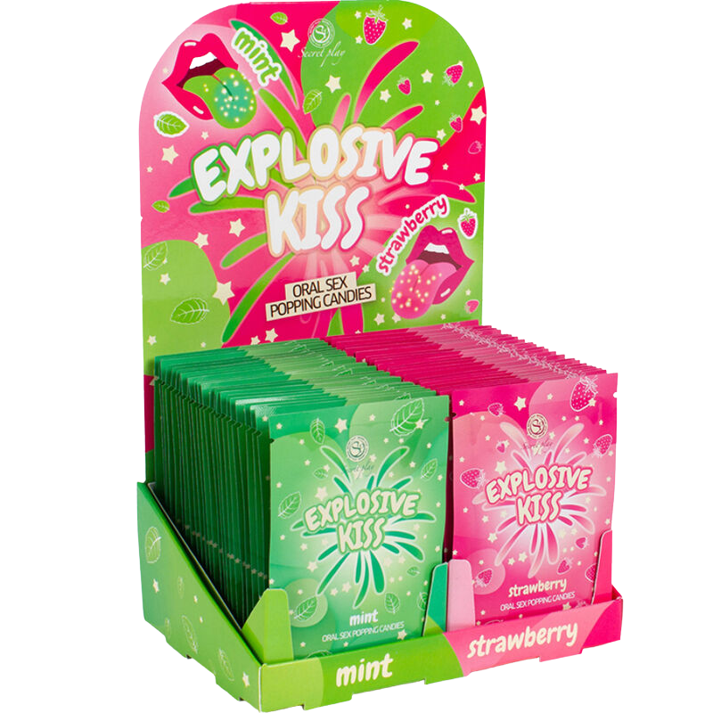 SECRET PLAY - EXIBIÇÃO DE DOCES EXPLOSIVOS (48 UNIDADES)