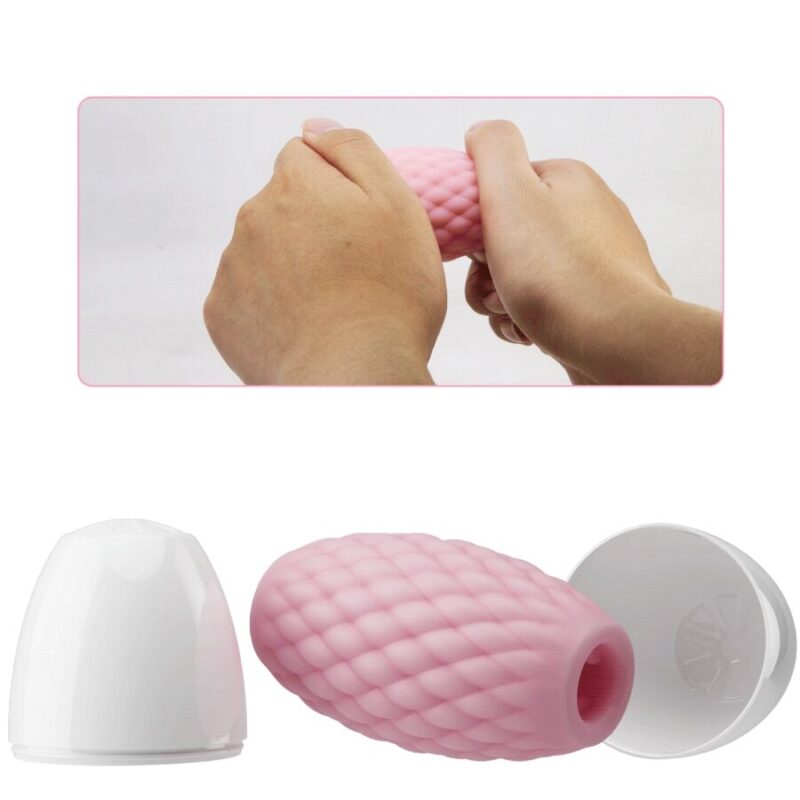 PRETTY LOVE - MASTURBADOR MASCULINO SILICONE ATHENA EROS ROSA - Image 4