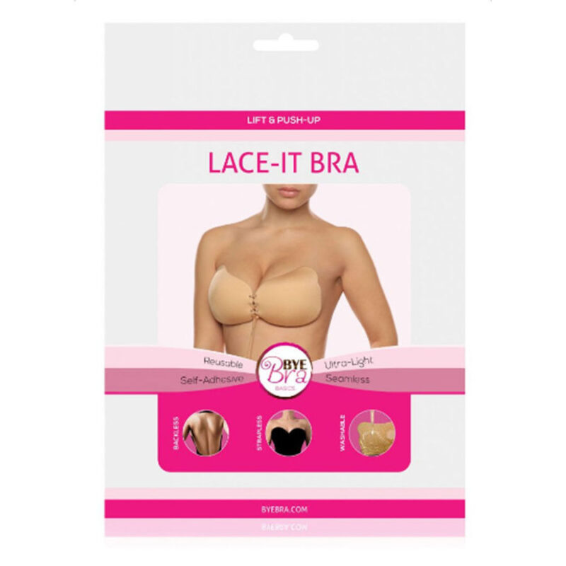 BYE-BRA - LACE-IT APRIMORAMENTO PUSH-UP PRETO COPO B - Image 2