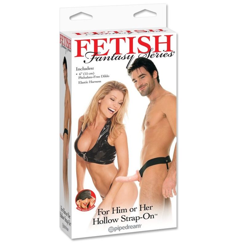 FETISH FANTASY SERIES - ARNES OCO AJUSTÁVEL DE CARNE STRAP ON 15 CM - Image 2