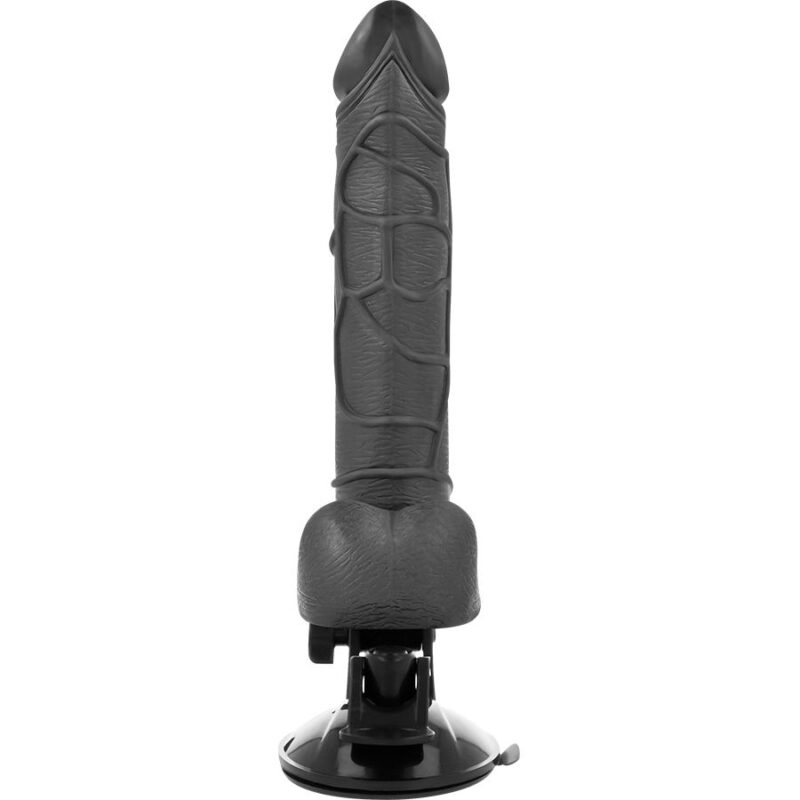 BASECOCK REALISTIC VIBRADOR CONTROL REMOTO NEGRO 19.5CM CON TESTICULOS - Image 4
