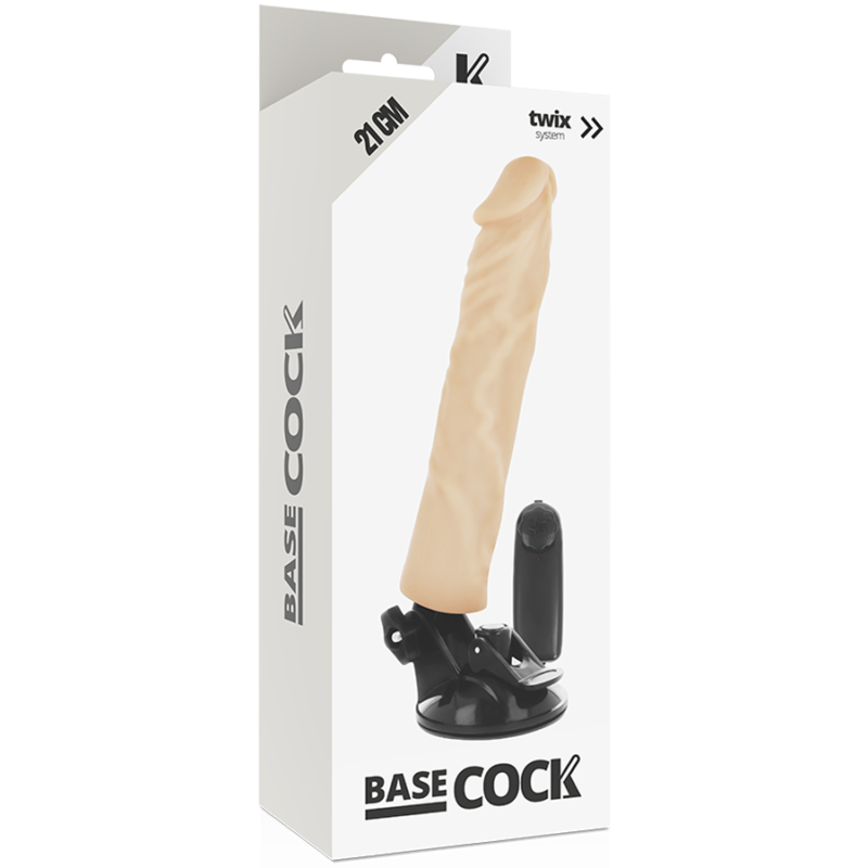 BASECOCK - VIBRADOR REALÍSTICO CONTROLE REMOTO NATURAL 21 CM - Image 5