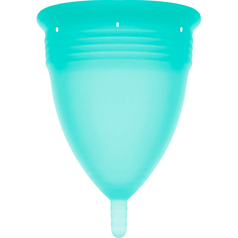 STERCUP - COPO MENSTRUAL DE SILICONE FDA AQUAMARINE - TAMANHO L - Image 3