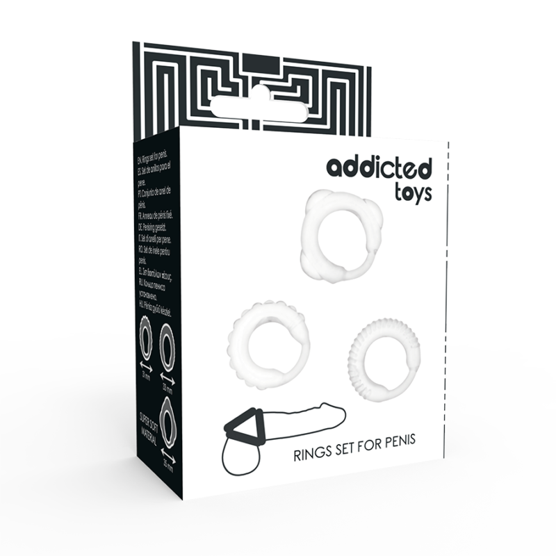 ADDICTED TOYS - C-RING SET CLARO - Image 4