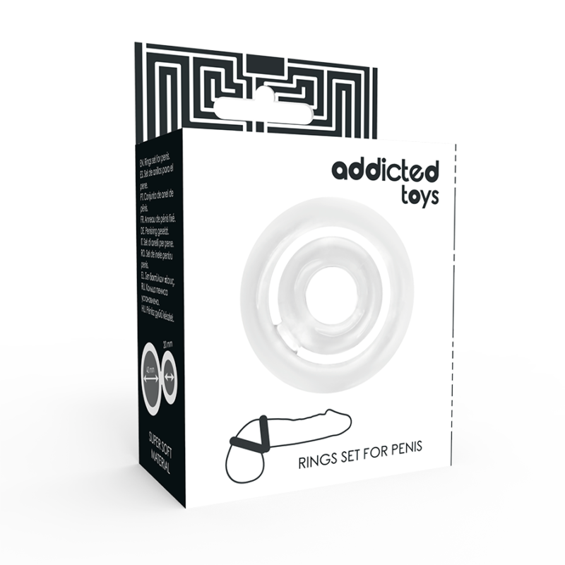 ADDICTED TOYS - POTENZ- C-RING PÊNIS TRANSPARENTE - Image 4