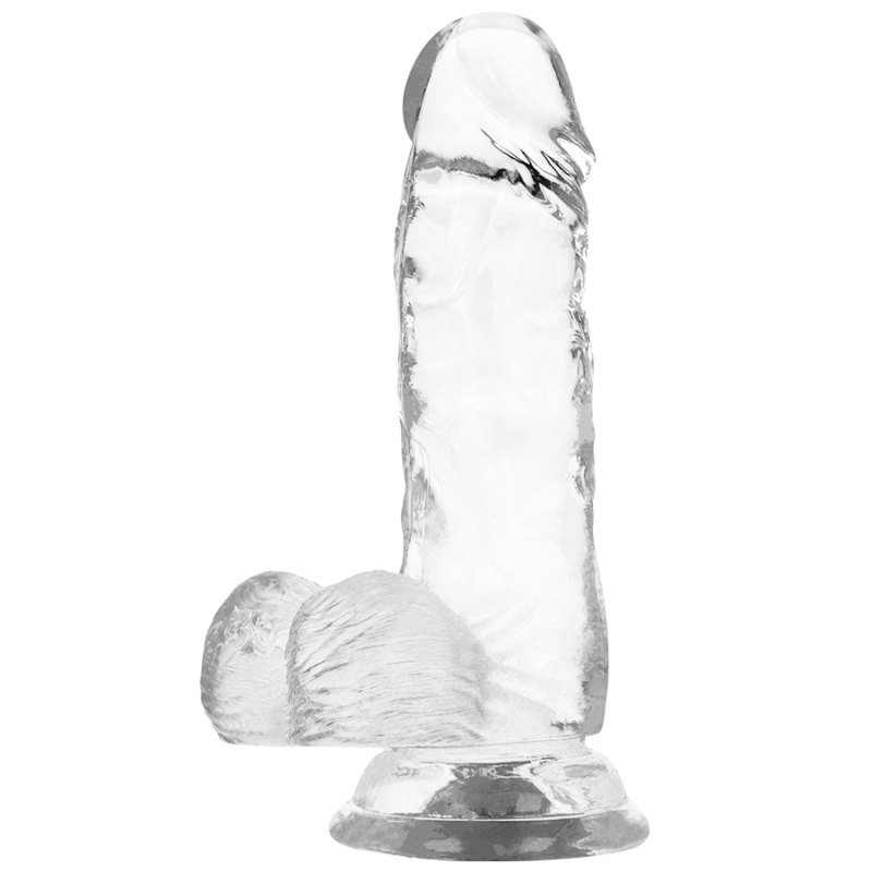 X RAY - DILDO TRANSPARENTE COM BOLAS 15.5 CM -O- 3.5 CM - Image 3