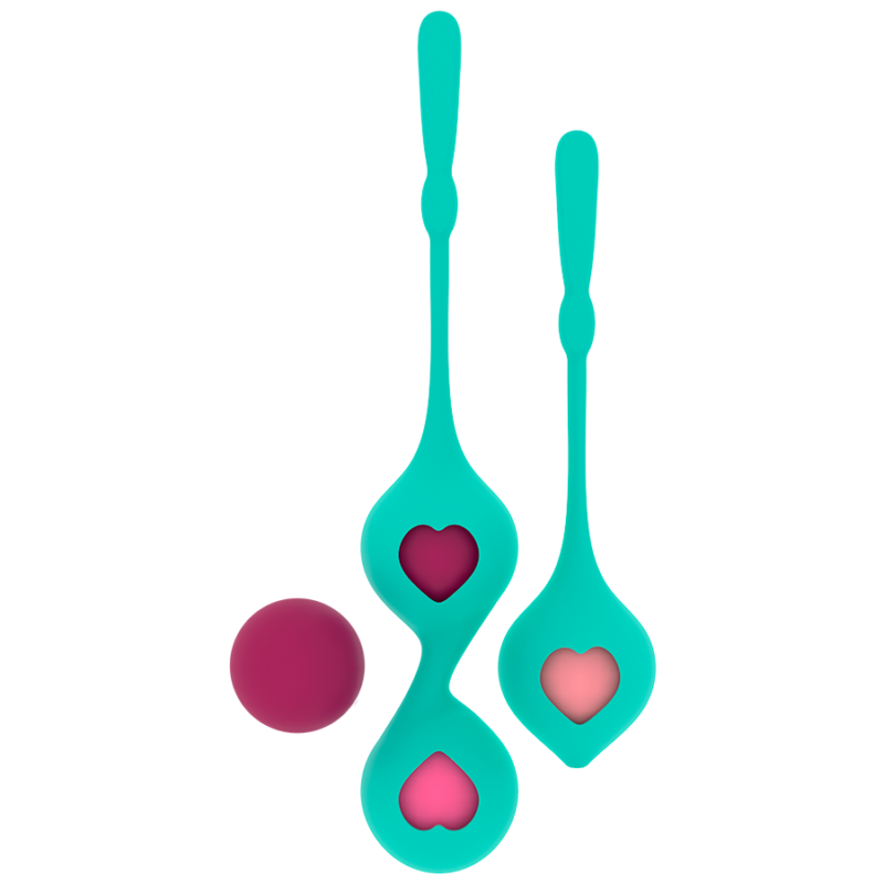 RITHUAL- CONJUNTODE TREINAMENTO PÉLVICO DEVA AQUA GREEN - Image 3