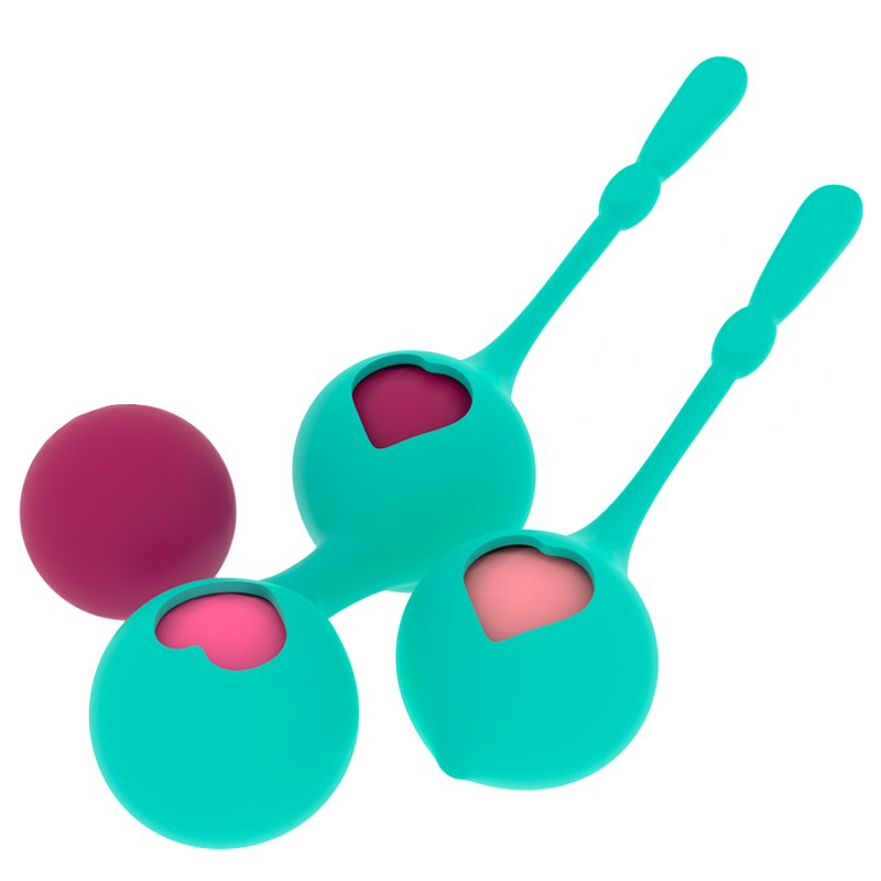 RITHUAL- CONJUNTODE TREINAMENTO PÉLVICO DEVA AQUA GREEN - Image 5